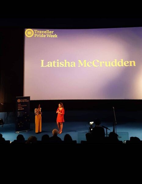 Latisha received a Traveller Pride education award last year.