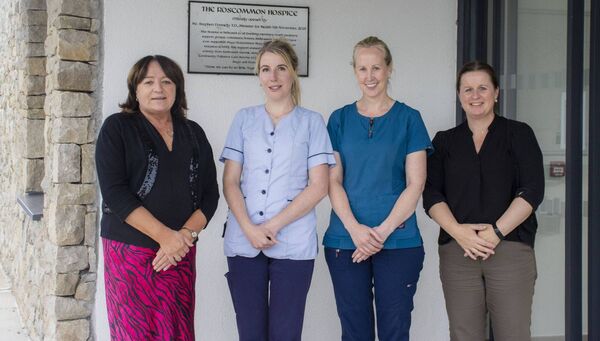 Some of the team at the new Palliative Care Support Unit (PSCU) in Roscommon. 