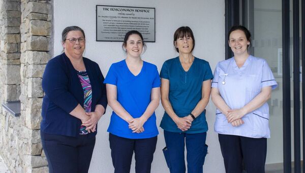 Some of the team at the new Palliative Care Support Unit (PSCU) in Roscommon. 
