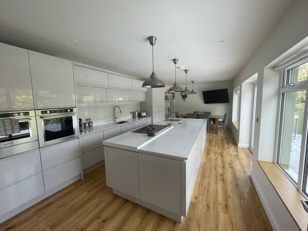 The refurbished kitchen.