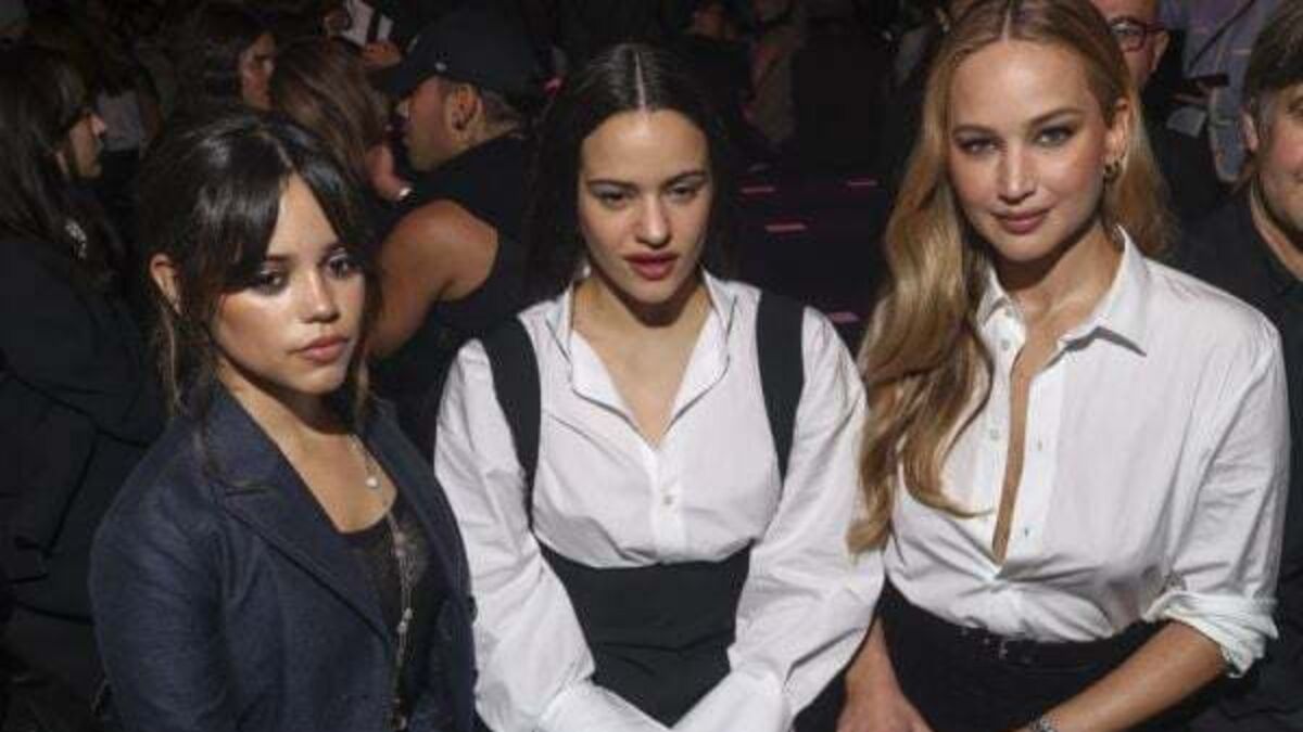 Jennifer Lawrence and Charlize Theron dazzle at feminist-themed Dior show