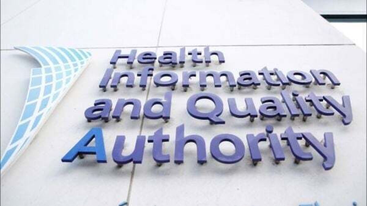 Number of emergency departments failing to meet national standards