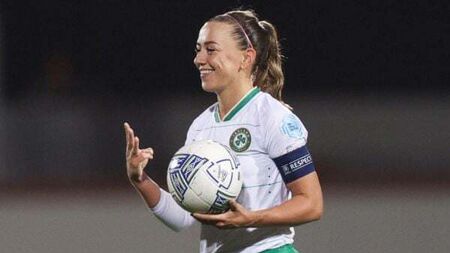 Katie McCabe hat-trick inspires Republic of Ireland to victory over Albania