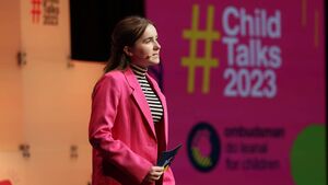 Kilteevan teen addresses hundreds of schoolchildren at Child Talks 2023