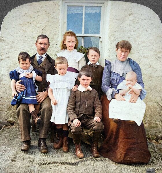 A family portrait c.1903, County. Roscommon. A family portrait c.1903, County. Roscommon.