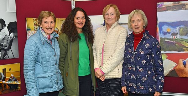 Gertie McDermott, Orla Connaughton, Majella Hunt and Jill Farrell, pictured at a photographic exhibition showcasing GRETB Community Education at its best. Pic. Gerard O’Loughlin Gertie McDermott, Orla Connaughton, Majella Hunt and Jill Farrell, pictured at a photographic exhibition showcasing GRETB Community Education at its best. Pic. Gerard O’Loughlin