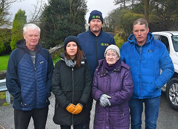Michael Tyrrell, Orla Donnelly, Seán McKeon, Teresa Donnelly and Anthony Beades at Lough Funshinagh last week. Pic. Gerard O'Loughlin Michael Tyrrell, Orla Donnelly, Seán McKeon, Teresa Donnelly and Anthony Beades at Lough Funshinagh last week. Pic. Gerard O'Loughlin