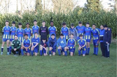 The U-15 boys’ soccer team.