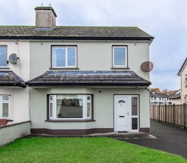 Number 44 The meadows, Ballaghaderreen, a semi-detached residence, is now on the market with an asking price of €135,000.