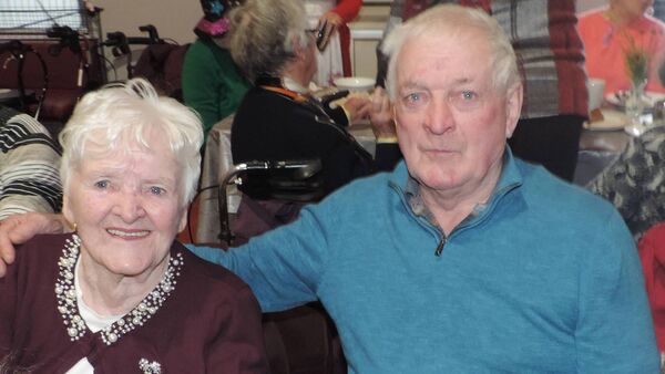 At the Kilmovee Active Age Open Day were first cousins Harriet Hoban and Padraic Horan. Pic. James Hunt At the Kilmovee Active Age Open Day were first cousins Harriet Hoban and Padraic Horan. Pic. James Hunt
