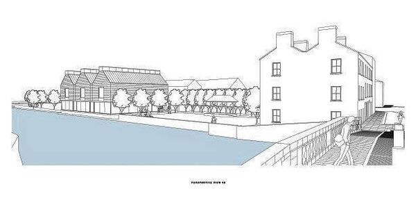 The plans for Boyle's new library. The plans for Boyle's new library.