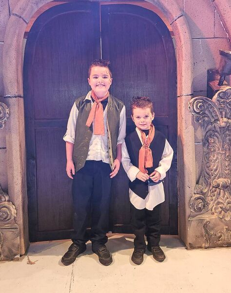 Tommy Commons and Tom Hannon who took part in Boyle Musical Society's production of 'The Hunchback of Notre Dame'. Pic. Enda Regan Tommy Commons and Tom Hannon who took part in Boyle Musical Society's production of 'The Hunchback of Notre Dame'. Pic. Enda Regan