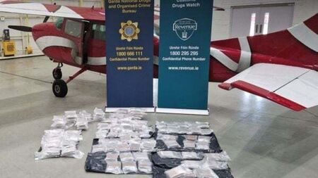 Two men charged over €8m heroin seizure at Weston Airport