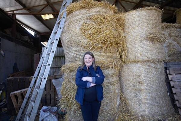 Niamh Farrell who dairy farms in Knockcroghery alongside her partner Diarmuid Murray, was one of the key figures involved in organising the Macra na Feirme protest walk to Dublin last week. Pic. Brian Farrell