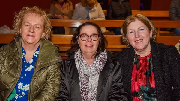 Mary Kelly, Ann McGonigle, and Mary Leydon at the Tommy Fleming concert in St. Joseph’s Church, Boyle last week. Pic. Enda Regan Mary Kelly, Ann McGonigle, and Mary Leydon at the Tommy Fleming concert in St. Joseph’s Church, Boyle last week. Pic. Enda Regan