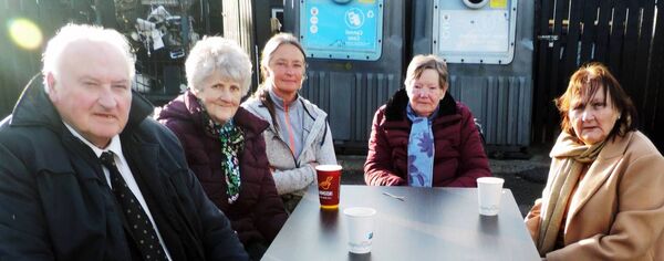 Pictured at the official opening of a new Loop walk in Kilmovee were from left Frank Grehan, Kathleen O'Grady, and Heather Knowles.