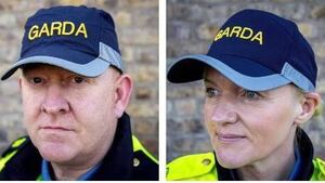 Gardaí in Ballinasloe taking part in baseball caps trial