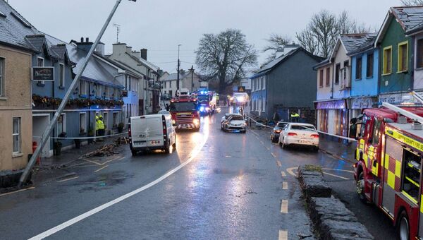 Damaged roofs and damaged cars. Pic. Gerry Faughnan Damaged roofs and damaged cars. Pic. Gerry Faughnan
