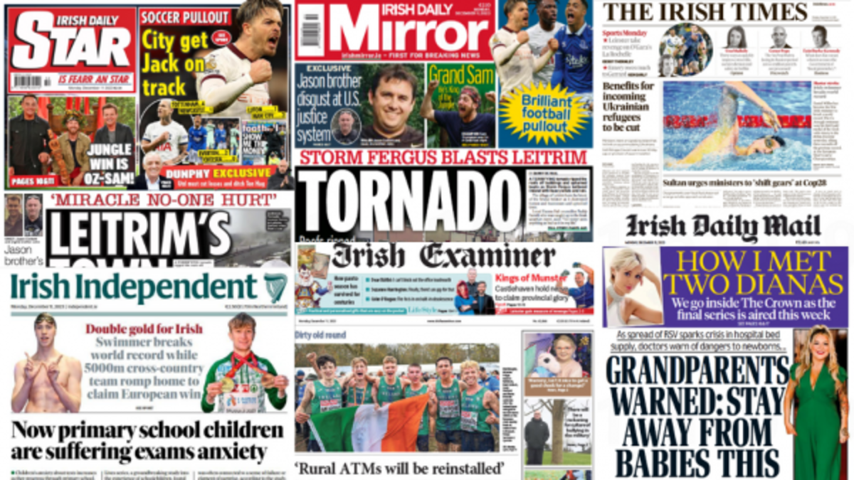 What the papers say: Monday's front pages