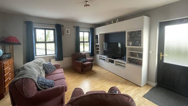 The cosy living room area.