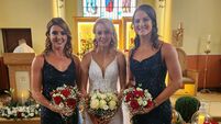 Stunning Roscommon bride joined by team-mates on her wedding day