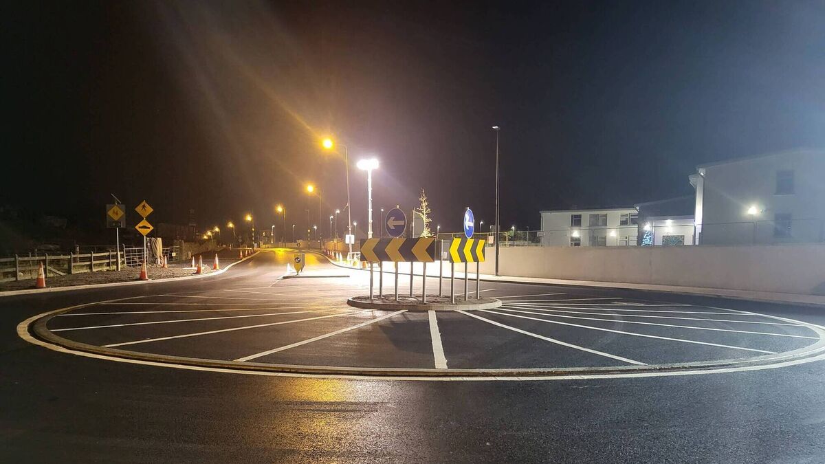 Major roundabout completed near South Roscommon school