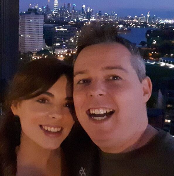 Aisling and her fiancé, Noel. Aisling and her fiancé, Noel.