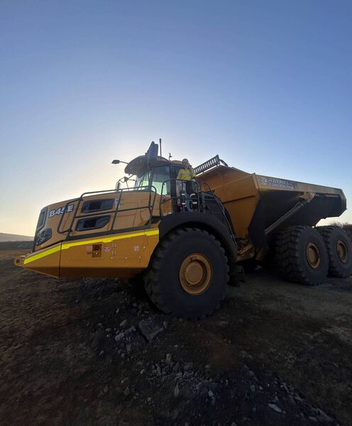 Alanna driving a Moxy in the mines in the Pilbara region in Australia. Alanna driving a Moxy in the mines in the Pilbara region in Australia.