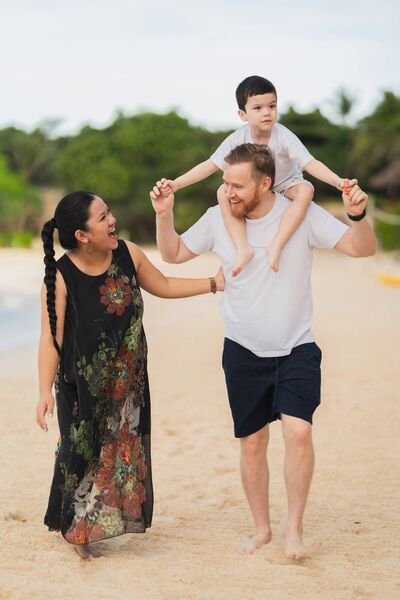 Michael, Mary, and Malaya Grogan enjoying life in the Philippines. Michael, Mary, and Malaya Grogan enjoying life in the Philippines.