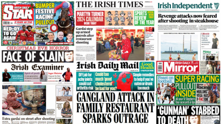 What the papers say: Tuesday's front pages