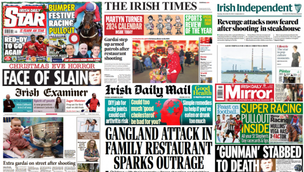 What the papers say: Tuesday's front pages - Homepage - Vimarsana News