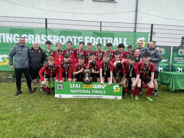 The St. Joseph's U-15 boys' soccer squad that became the best team in the land last May. 