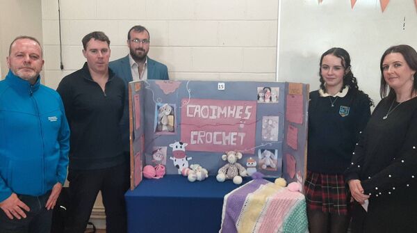 Second place winner in the Scoil Mhuire Enterprise Competition was Caoimhe Nolan - Caoimhe's Crochet. 