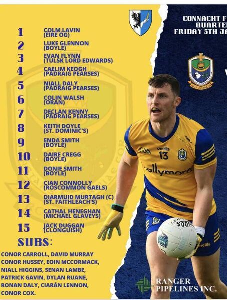 Burke's starting team.
