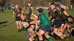 Patterson's hat-trick does the business Patterson's hat-trick does the business