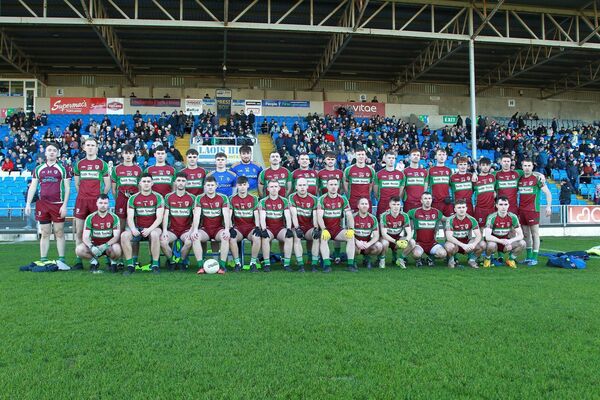 CLUB GIANTS: The Castlerea St. Kevin's intermediate football panel that were edge out by Cill na Martra in Saturday afternoon's All-Ireland club intermediate football championship semi-final at Laois Hire O'Moore Park, Portlaoise. Pictures: Bernie O'Farrell CLUB GIANTS: The Castlerea St. Kevin's intermediate football panel that were edge out by Cill na Martra in Saturday afternoon's All-Ireland club intermediate football championship semi-final at Laois Hire O'Moore Park, Portlaoise. Pictures: Bernie O'Farrell