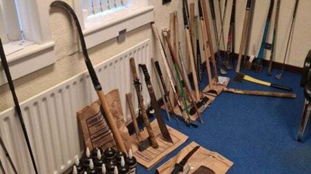 Slash hooks, machetes and axes seized in Cork