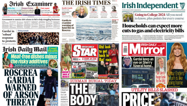 What the papers say: Tuesday's front pages - Homepage - Vimarsana News