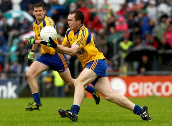 Donal Ward in action for the Rossies during the 2011 Connacht senior football final against Mayo at Dr. Hyde Park. Picture: INPHO/James Crombie