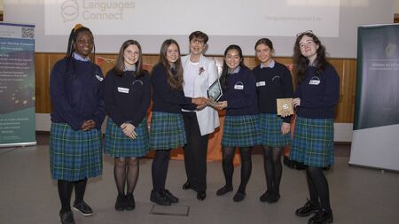 TY students at local secondary school win prestigious language award