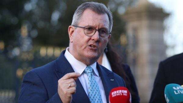 DUP leader meets party members ahead of crunch gathering on Stormont return