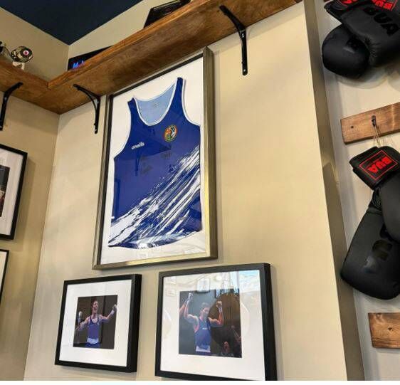 The photographs of the two O'Rourke sisters are signed by Aoife and Lisa. The photographs of the two O'Rourke sisters are signed by Aoife and Lisa.