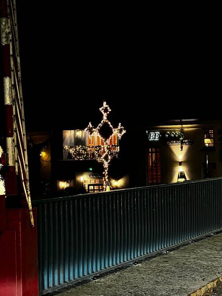 The St. Brigid's Cross will be visible in Tarmonbarry throughout February.