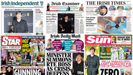 What the papers say: Monday's front pages
