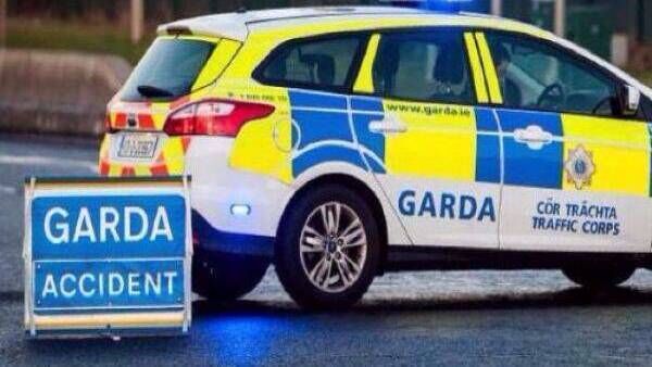 Gardai at the scene of County Roscommon road collision