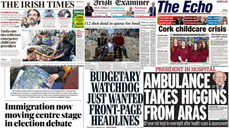 What the papers say: Friday's front pages