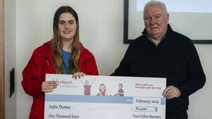 Young County Roscommon woman presented with bursary