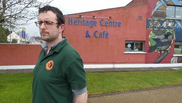 Daniel Curley at Rathcroghan Visitor Centre in Tulsk.