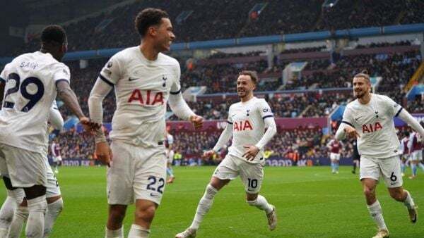 Tottenham rout Aston Villa as John McGinn sees red