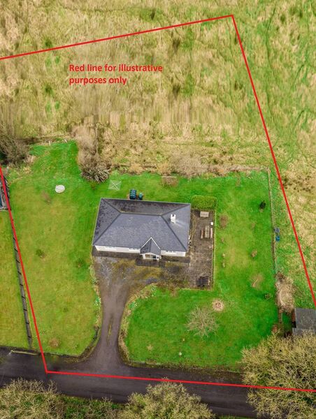 The property sits on a on a large site of C. O.74 acres. 